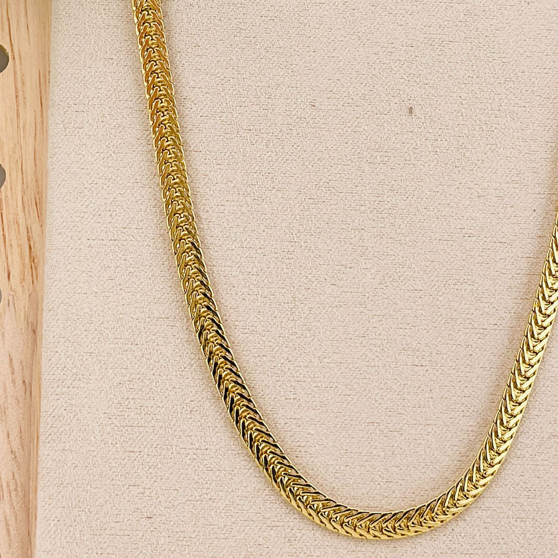 Breite Snake Goldkette Brandy