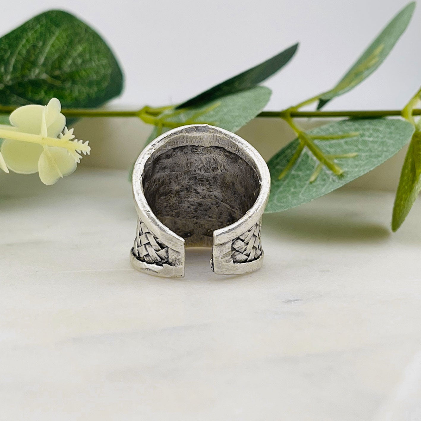 Breiter Boho Ring Silber Hailey