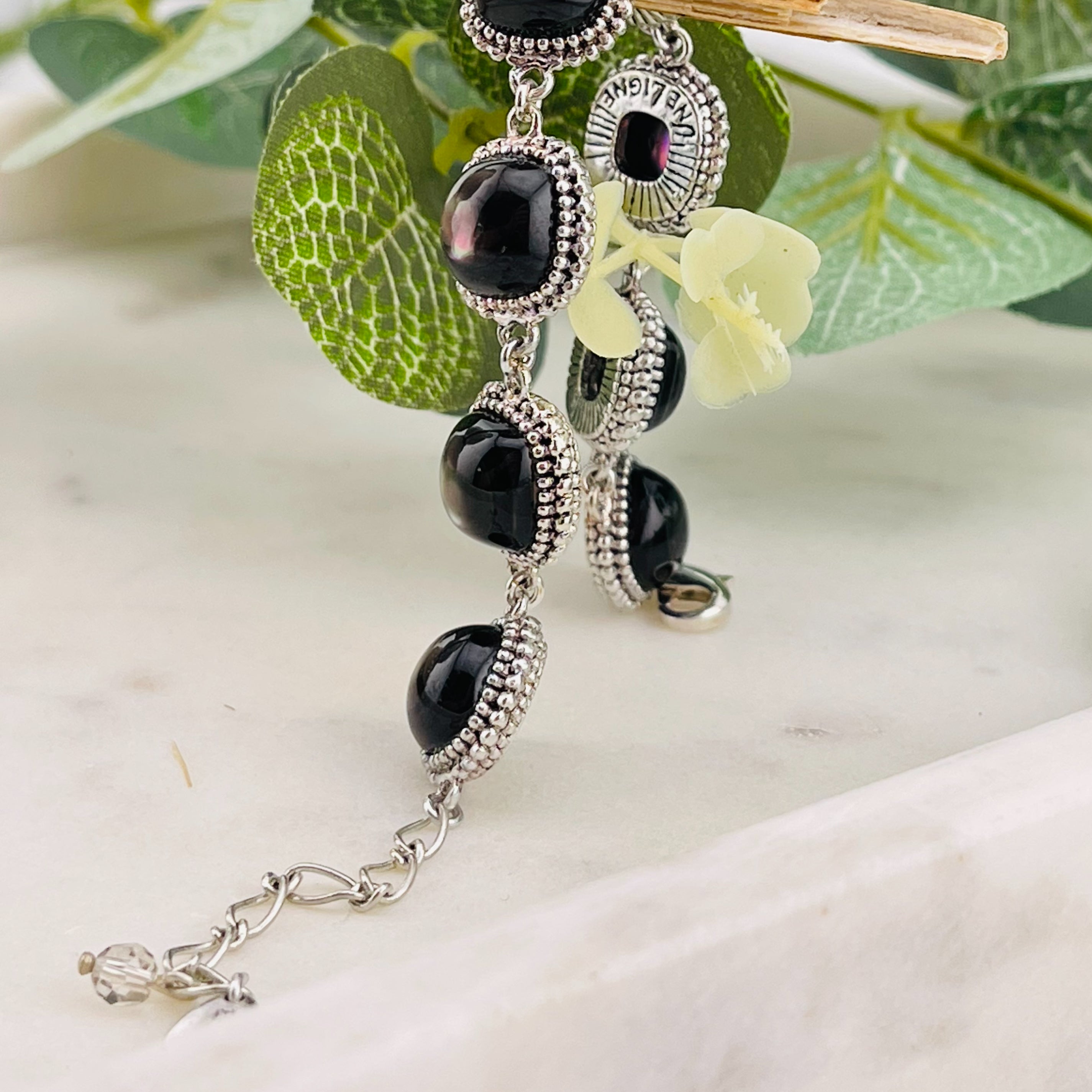 Silberarmband mit Perlmutt Vintage-Style Une Ligne Magali