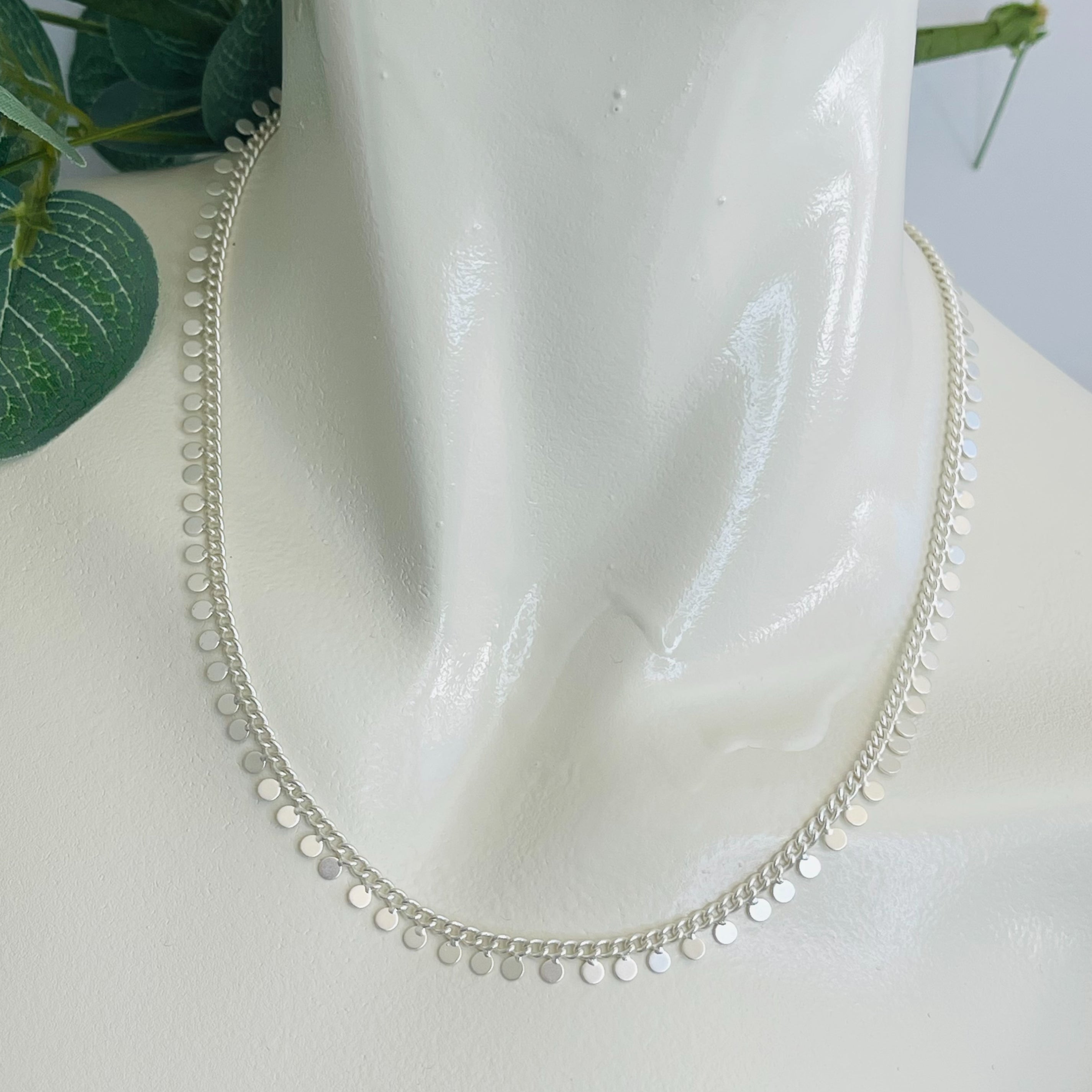 Nordische Silber-Halskette mit Boho-Flair Calina