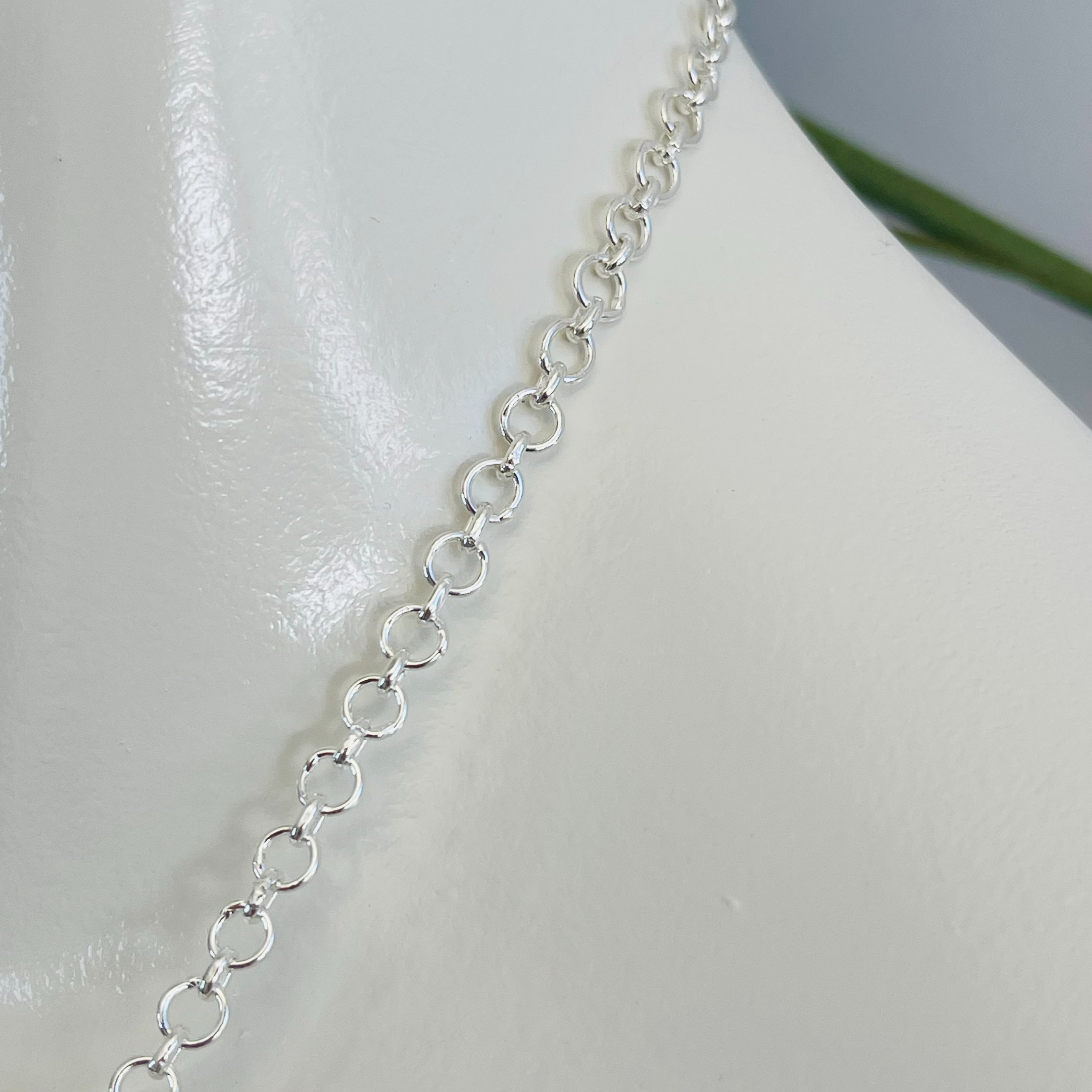 Zweiteiliges Silberketten-Set mit Perlen Delores