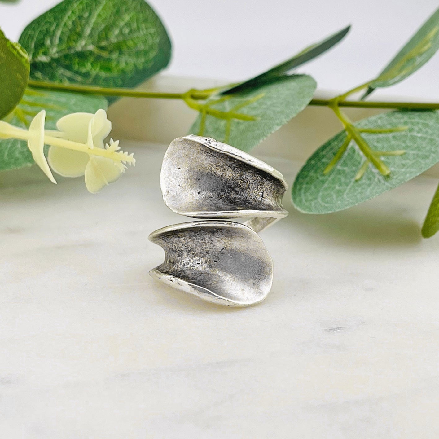 Kreativer Silberring mit speziellem Boho-Design Darby
