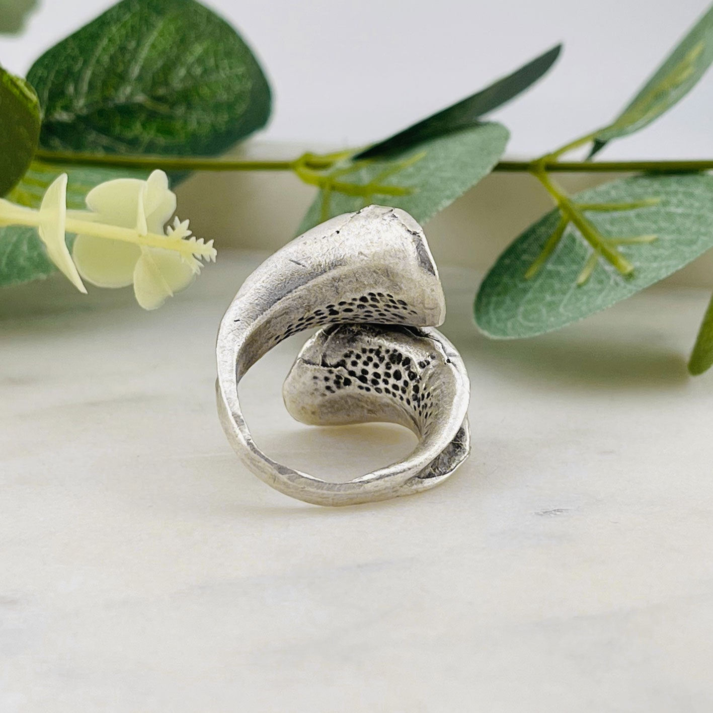 Kreativer Silberring mit speziellem Boho-Design Darby