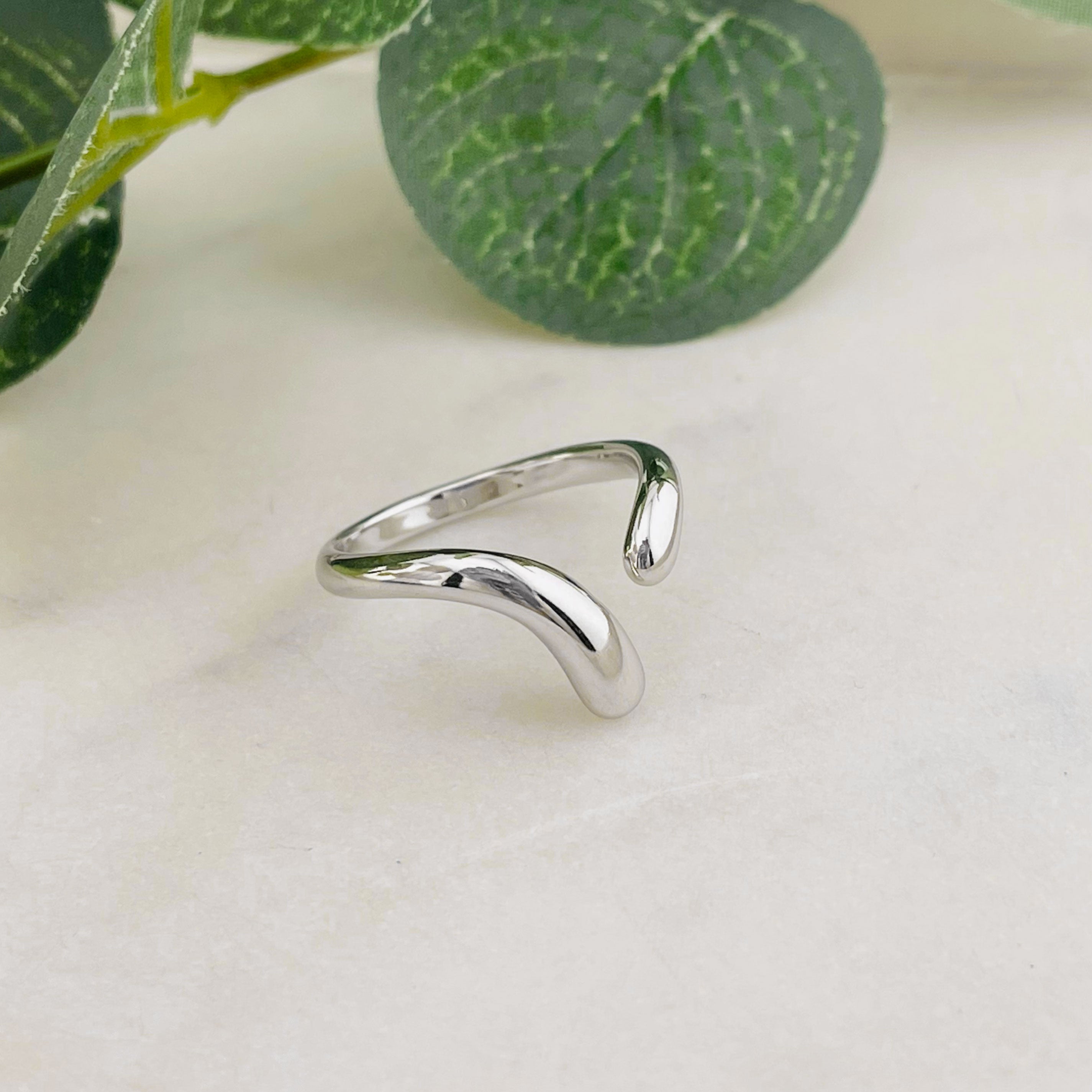 Offener Silberring mit grossartigem Design Zani