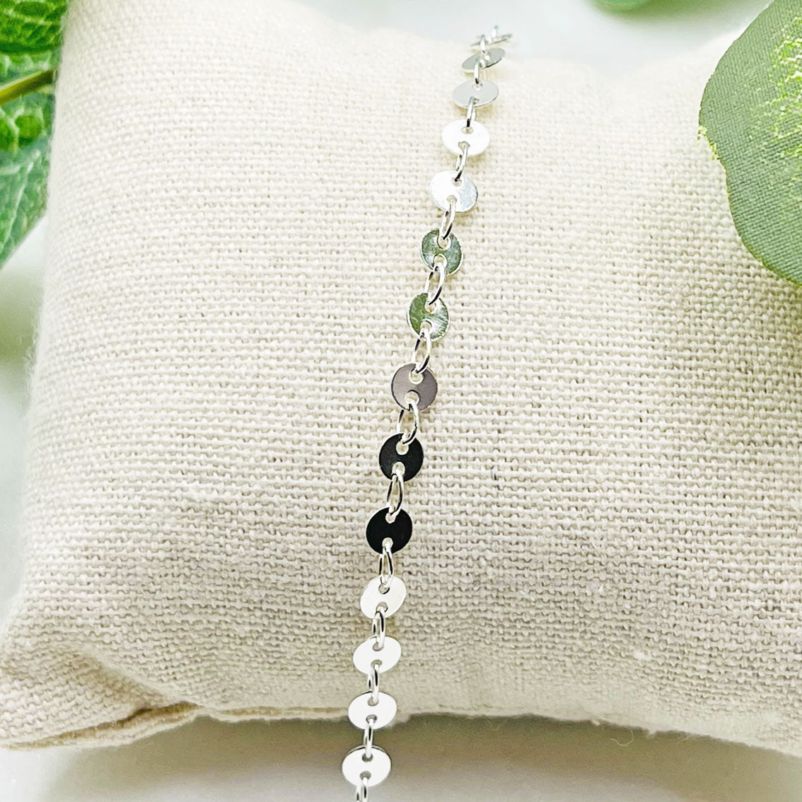 Silber-Plättchen Armkette Bairo Kayenta