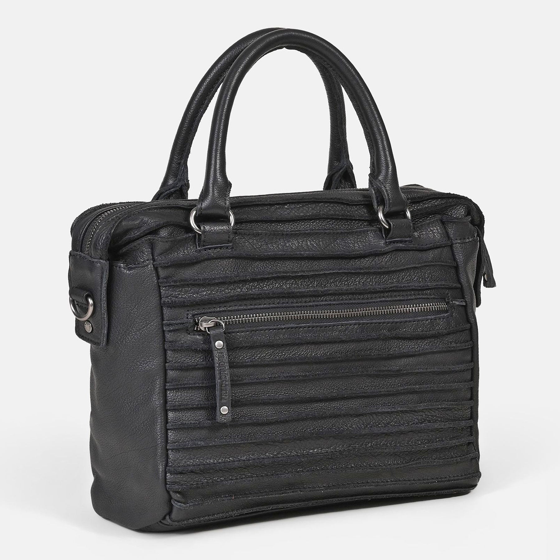 Freds Bruder Handtasche Riffel Warm City Bag Black