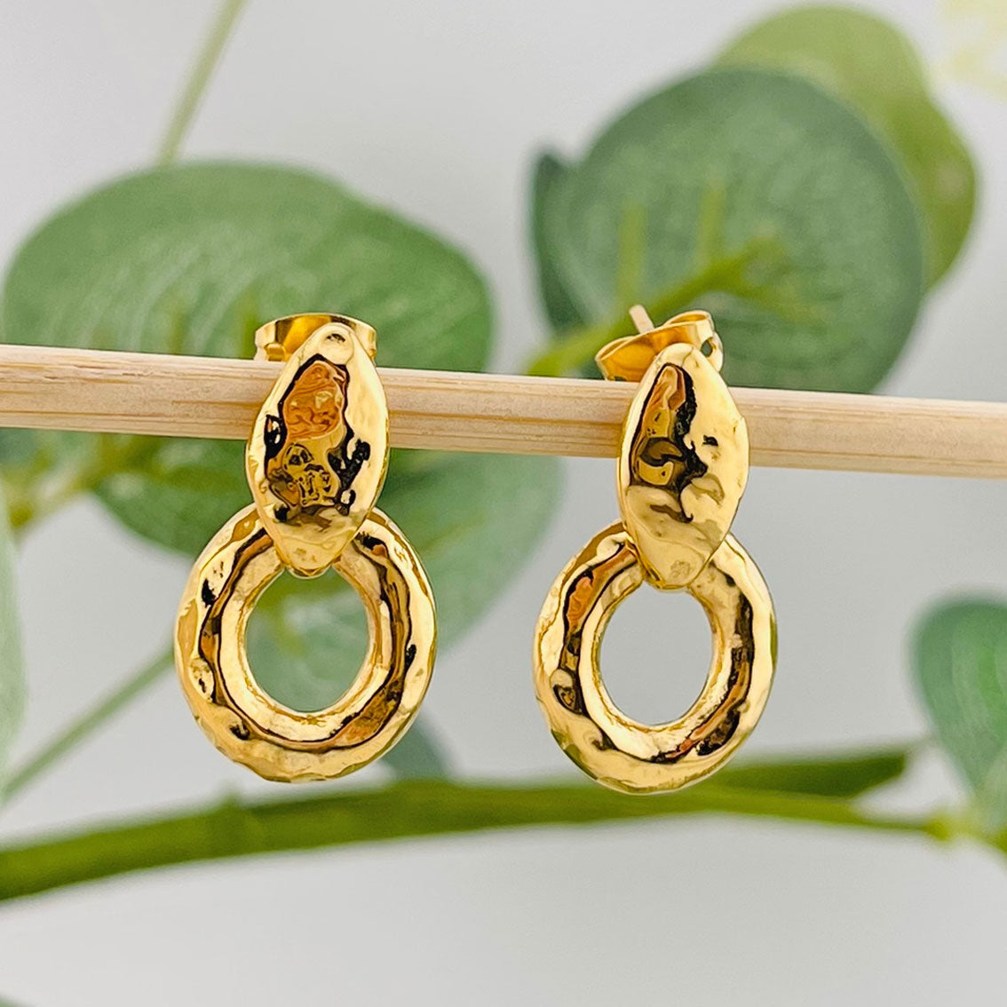 Elegante Boho Ohrringe in Gold | Pink Sand Etoile