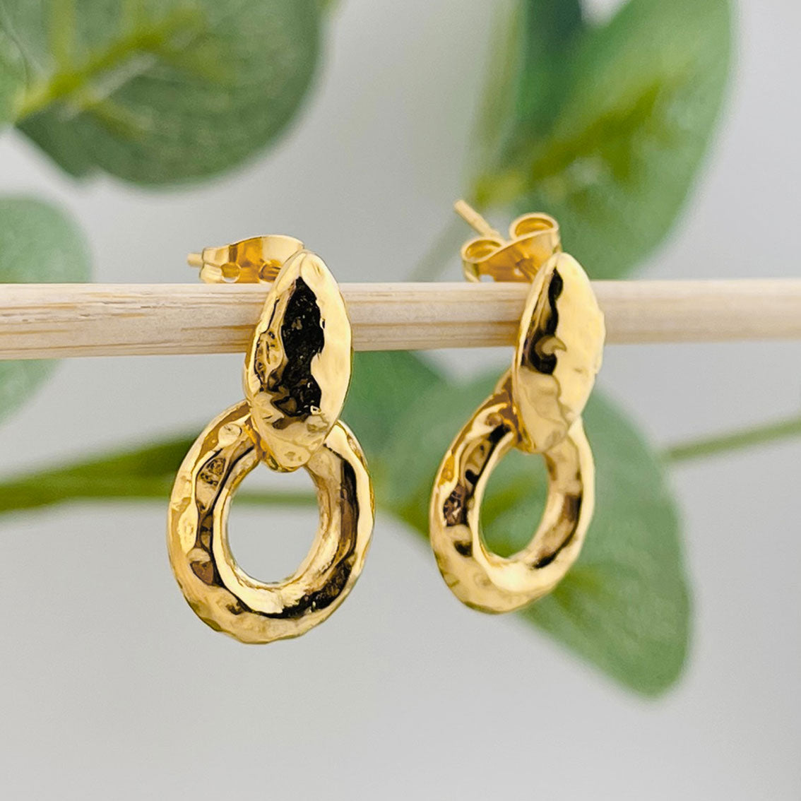 Elegante Boho Ohrringe in Gold | Pink Sand Etoile