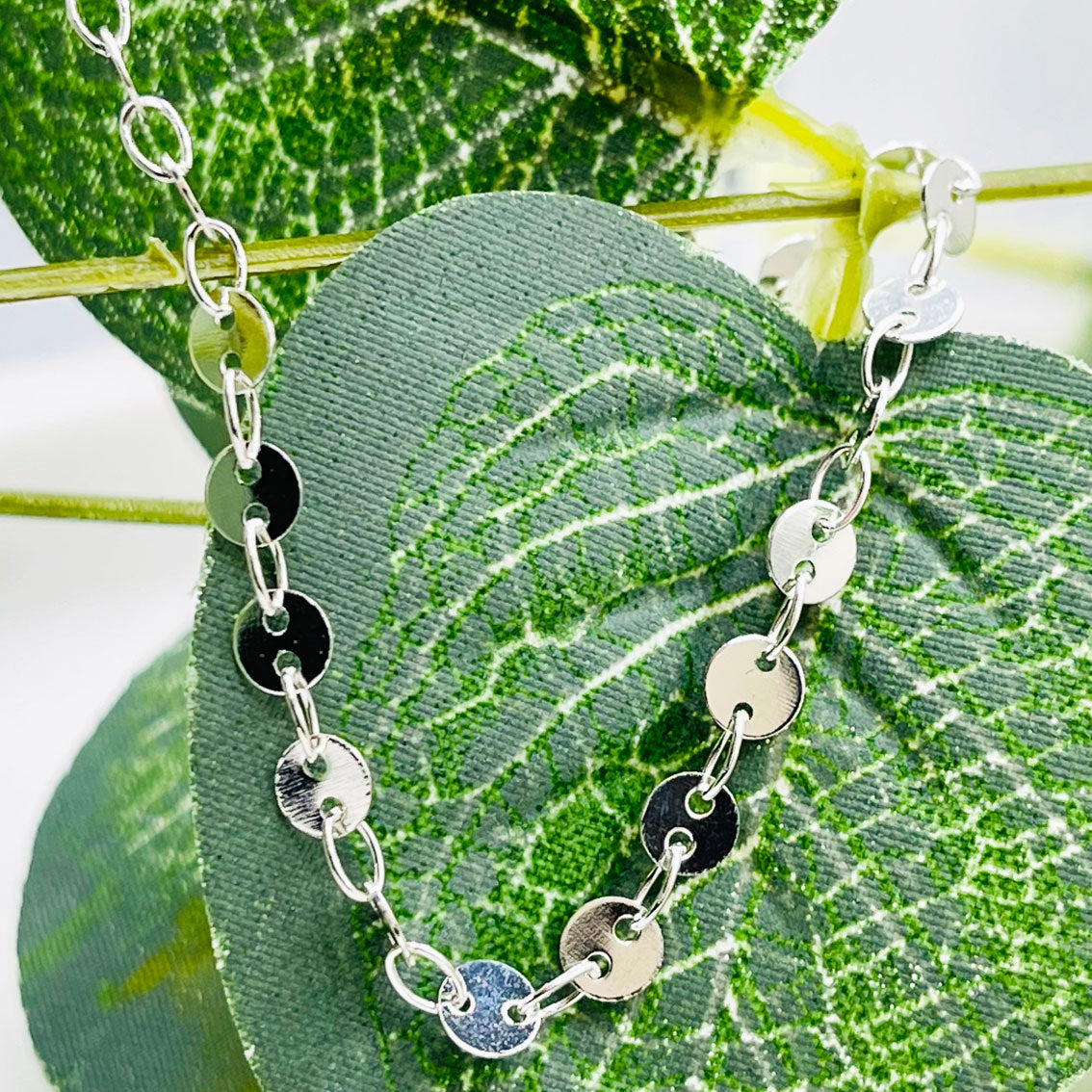 Silber-Plättchen Armkette Bairo Kayenta